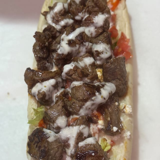 Steak Tip Greek.
