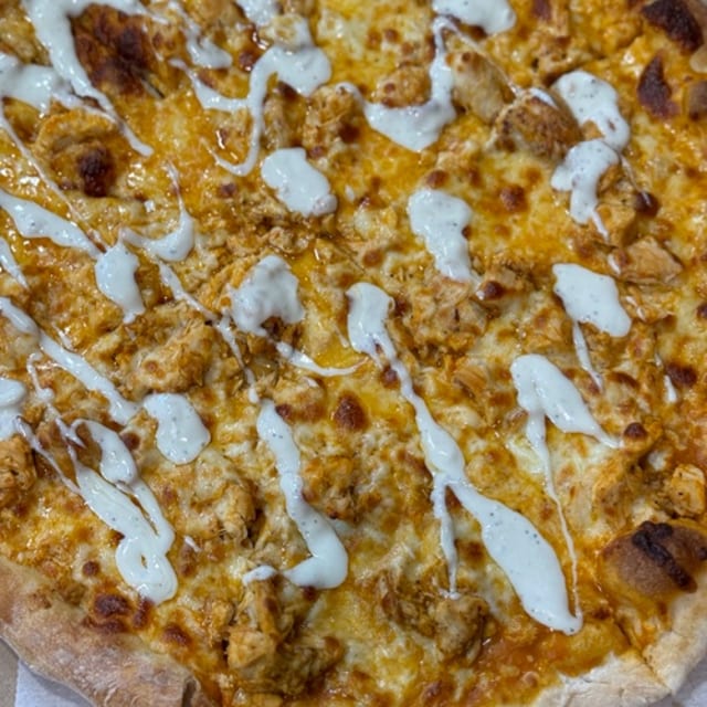 Buffalo Chicken Pizza.