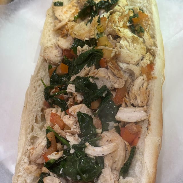 Chicken Florentine.