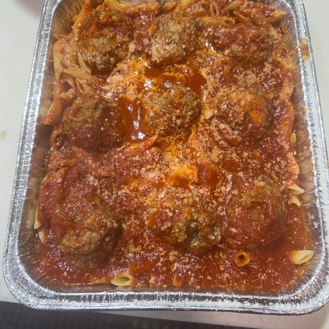 Small Tray Buccieri’s Home made Meatballs.