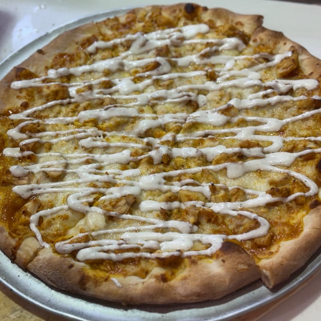 Honey BBQ Chicken Pizza.