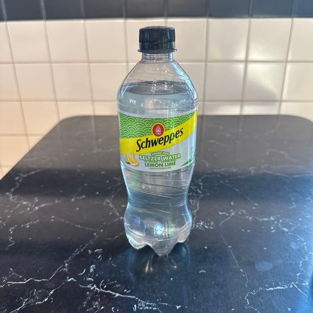 Selzer Water Lemon Lime.